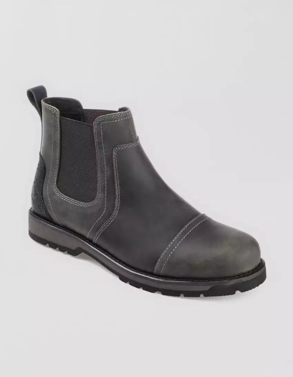 Bottes American Eagle Territory Holloway Chelsea Noir Homme | NPC-28272215